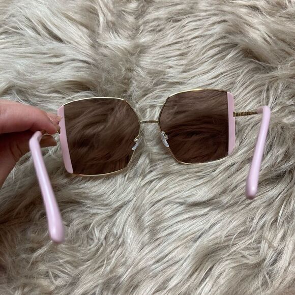 Pink Square Sunglasses  - Picture 8 of 9